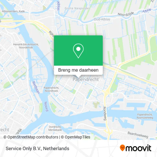 Service Only B.V. kaart
