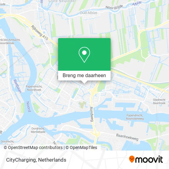 CityCharging kaart