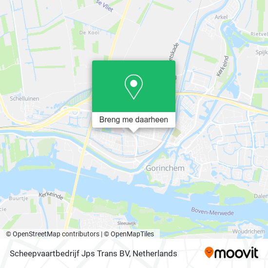 Scheepvaartbedrijf Jps Trans BV kaart
