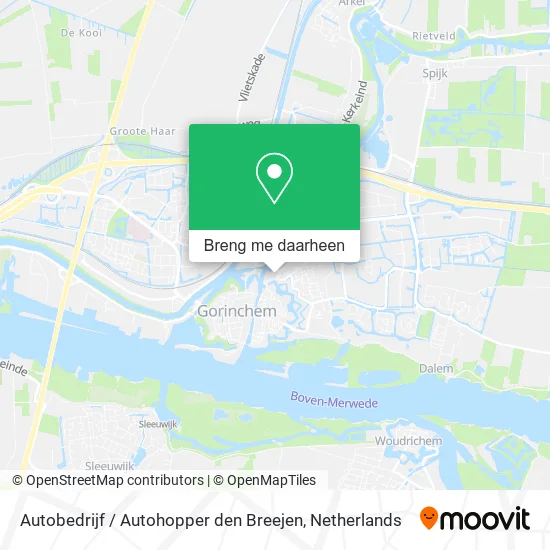 Autobedrijf / Autohopper den Breejen kaart