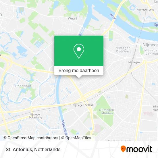 St. Antonius kaart