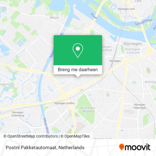 Postnl Pakketautomaat kaart