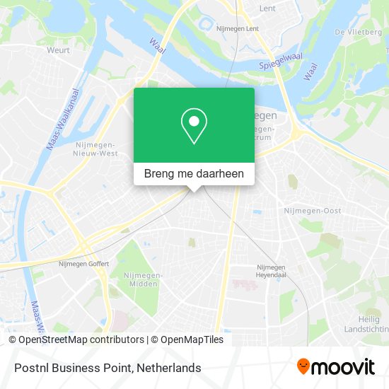 Postnl Business Point kaart