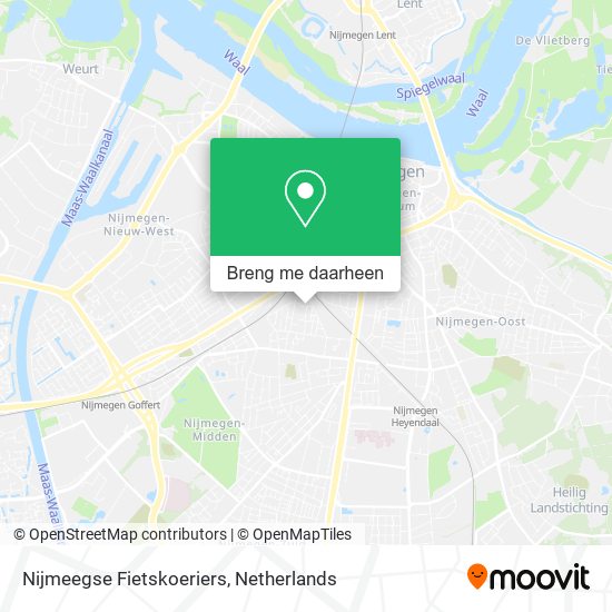 Nijmeegse Fietskoeriers kaart