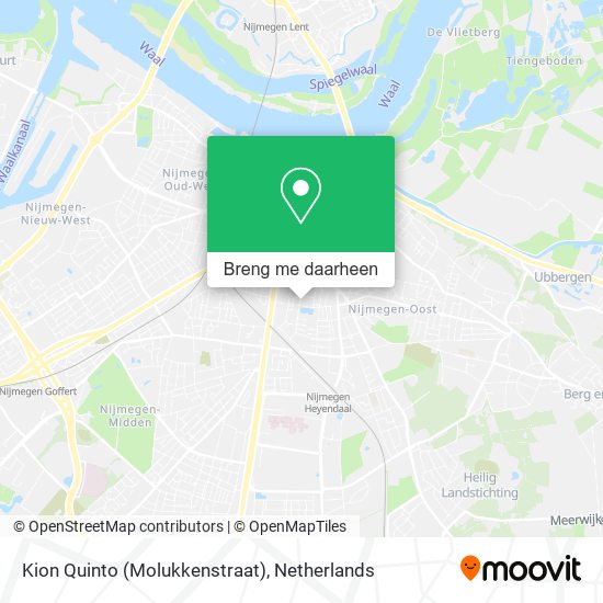 Kion Quinto (Molukkenstraat) kaart