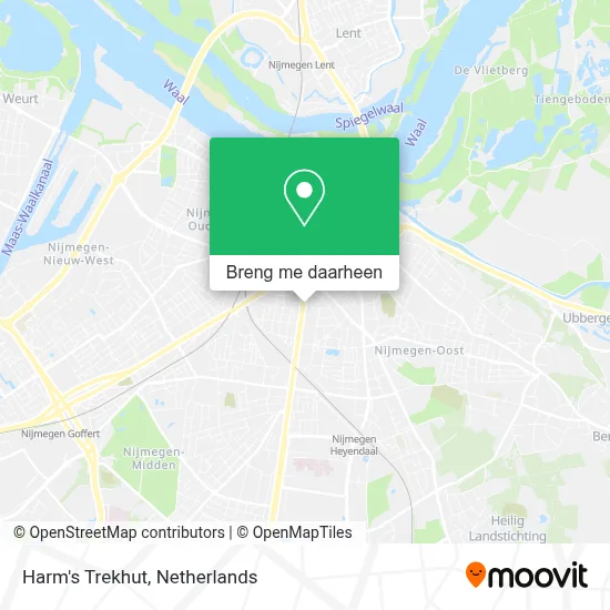 Harm's Trekhut kaart