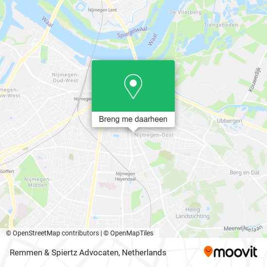 Remmen & Spiertz Advocaten kaart
