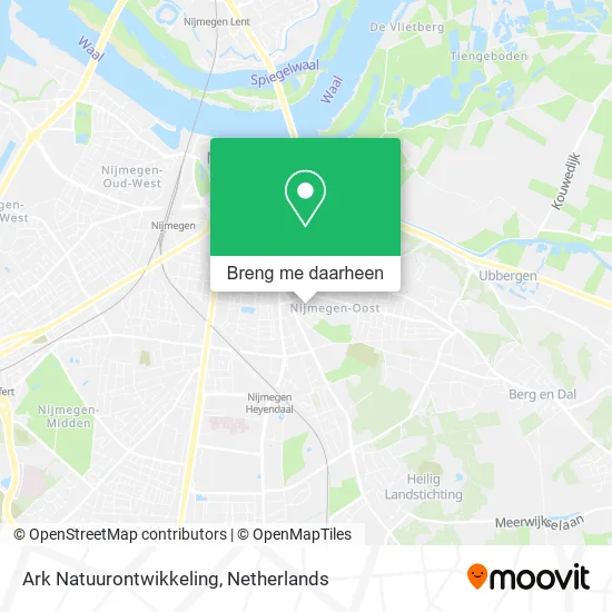 Ark Natuurontwikkeling kaart