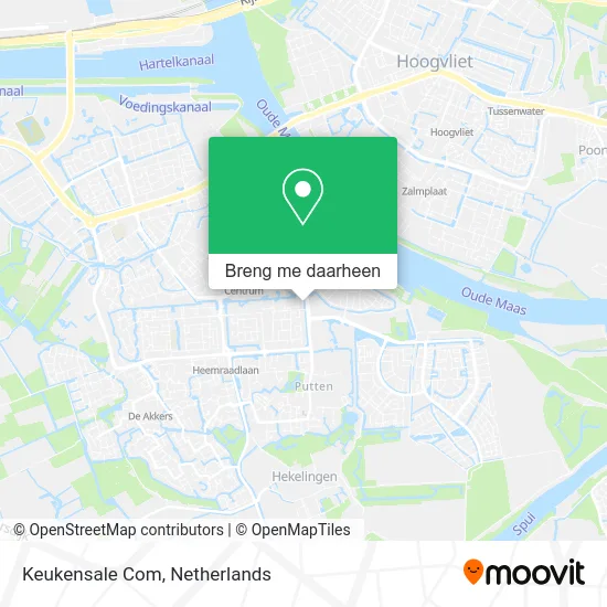 Keukensale Com kaart