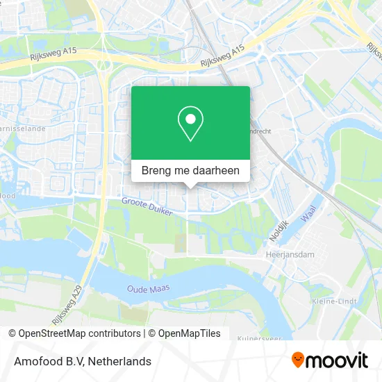 Amofood B.V kaart