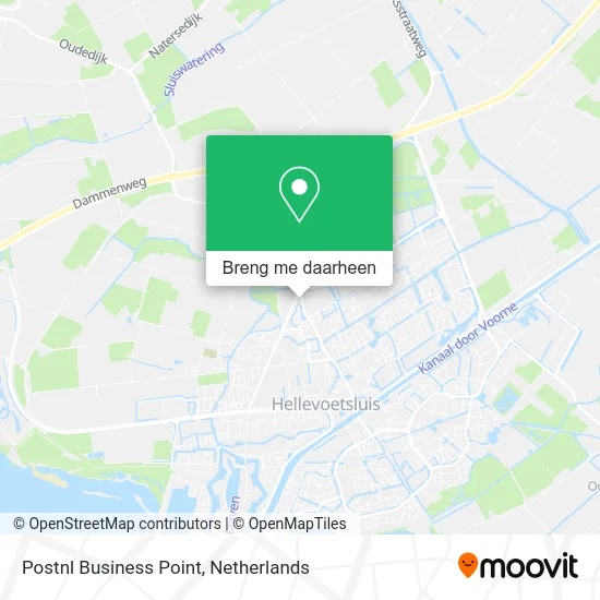 Postnl Business Point kaart