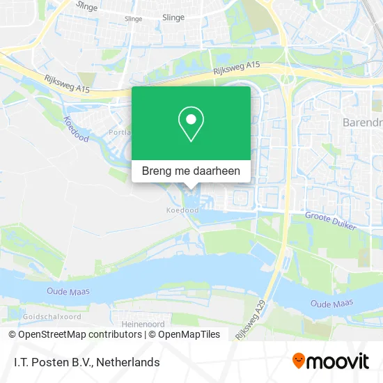 I.T. Posten B.V. kaart