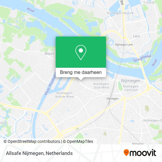 Allsafe Nijmegen kaart