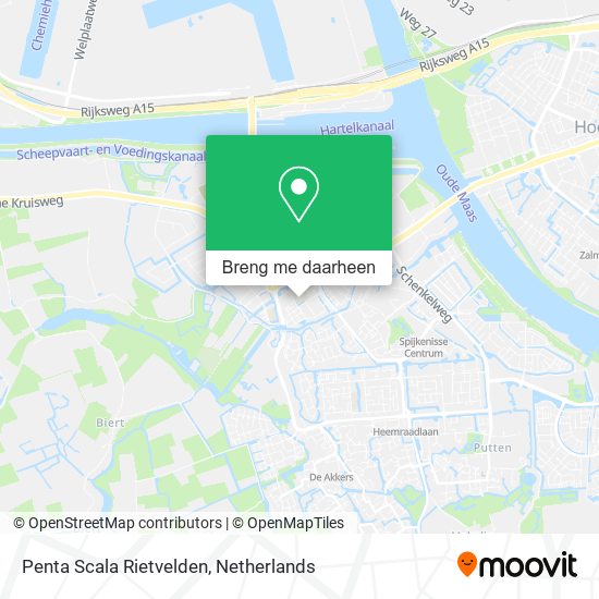 Penta Scala Rietvelden kaart