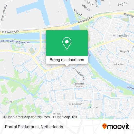 Postnl Pakketpunt kaart