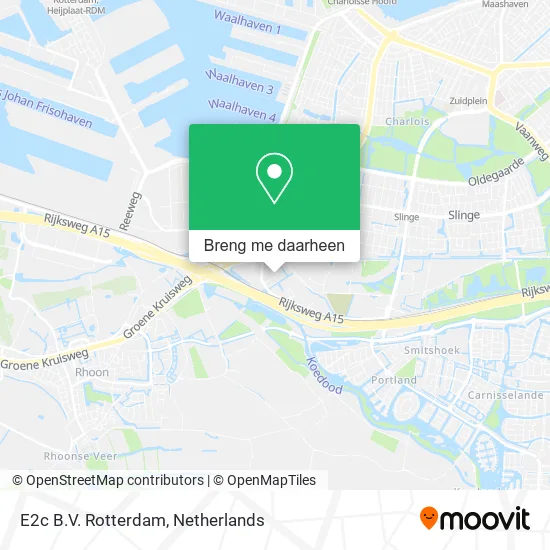 E2c B.V. Rotterdam kaart