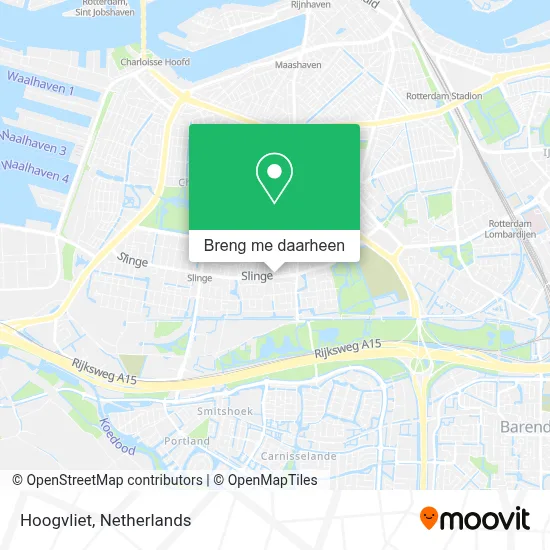 Hoogvliet kaart