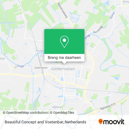 Beautiful Concept and Voetenbar kaart