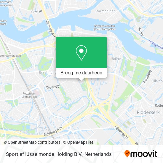 Sportief IJsselmonde Holding B.V. kaart