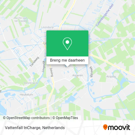 Vattenfall InCharge kaart