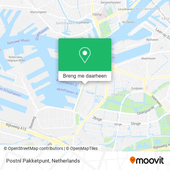 Postnl Pakketpunt kaart