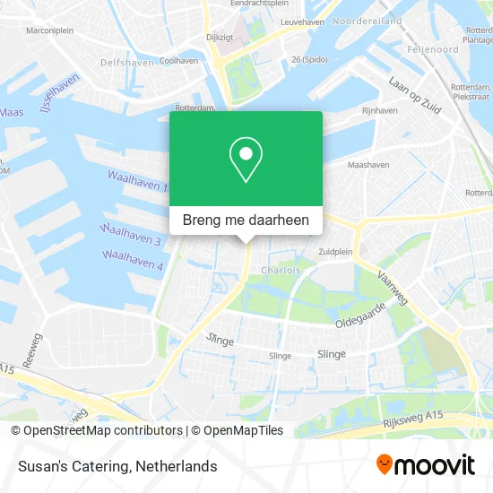 Susan's Catering kaart