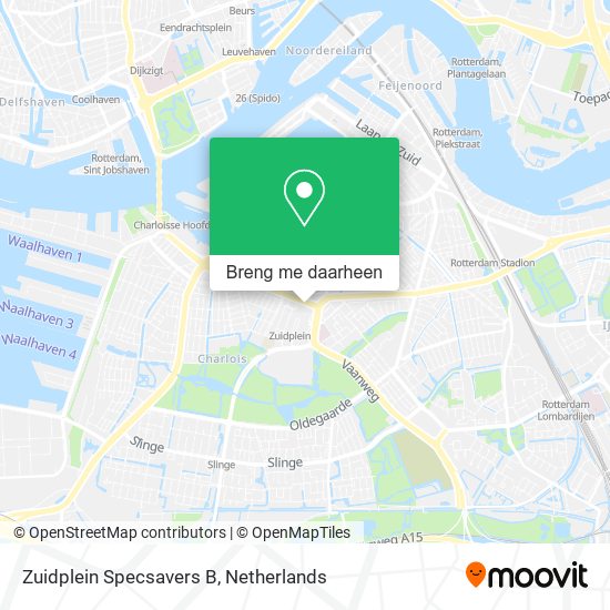 Zuidplein Specsavers B kaart