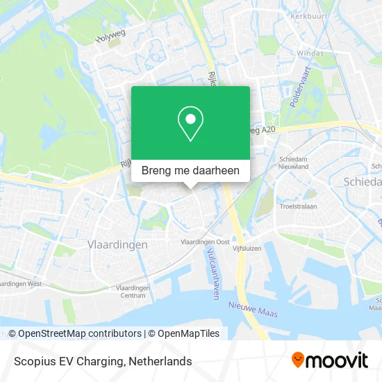 Scopius EV Charging kaart