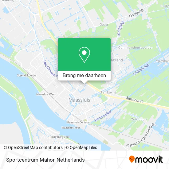 Sportcentrum Mahor kaart