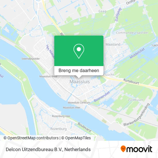 Delcon Uitzendbureau B.V. kaart