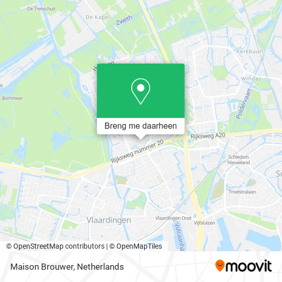 Maison Brouwer kaart