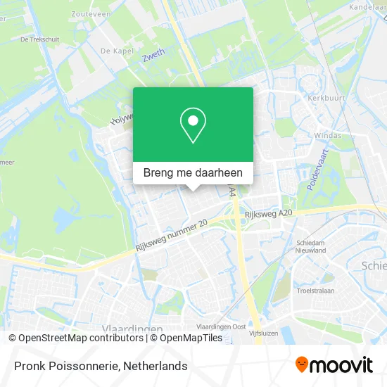 Pronk Poissonnerie kaart