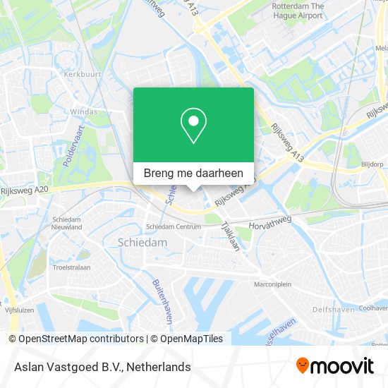 Aslan Vastgoed B.V. kaart