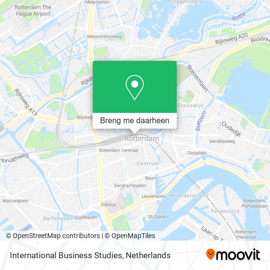 International Business Studies kaart