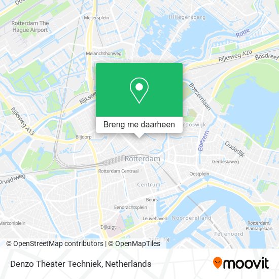 Denzo Theater Techniek kaart