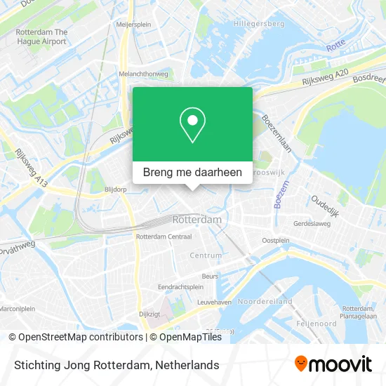 Stichting Jong Rotterdam kaart