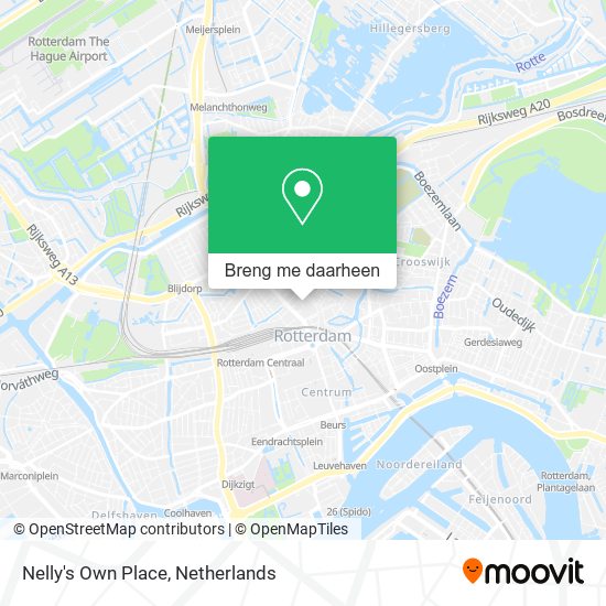 Nelly's Own Place kaart