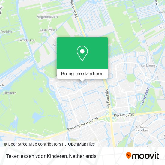 Tekenlessen voor Kinderen kaart