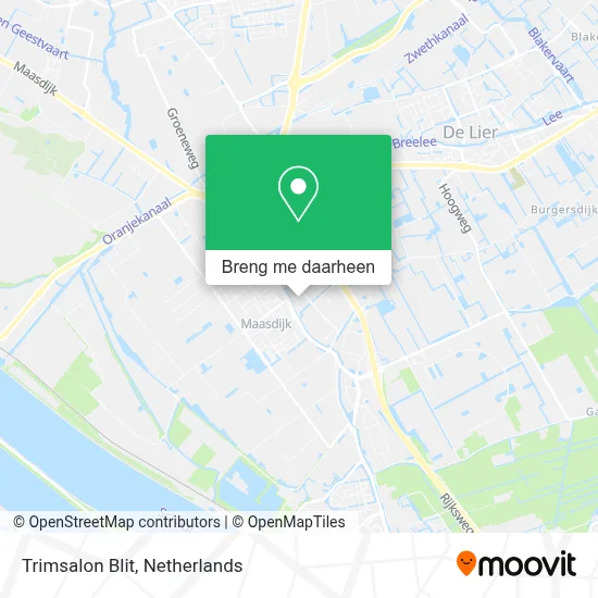 Trimsalon Blit kaart