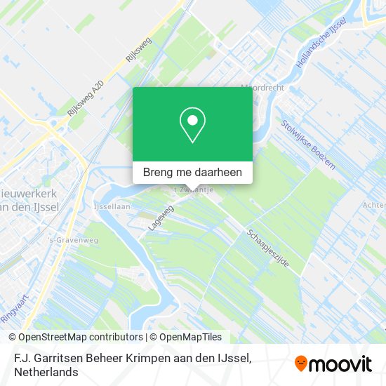 F.J. Garritsen Beheer Krimpen aan den IJssel kaart