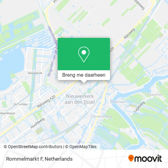 Rommelmarkt F kaart