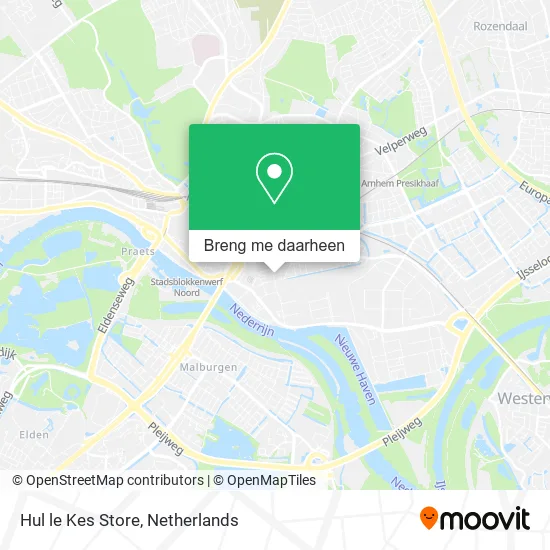 Hul le Kes Store kaart