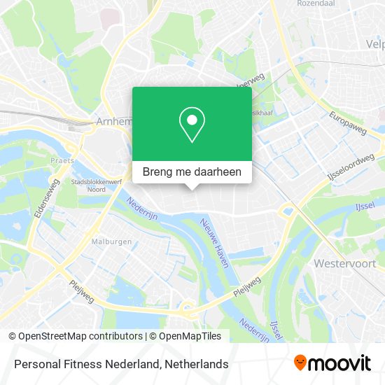 Personal Fitness Nederland kaart