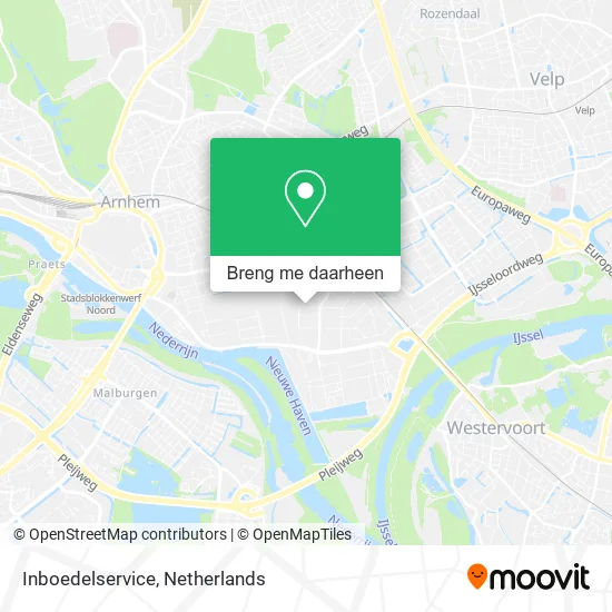 Inboedelservice kaart