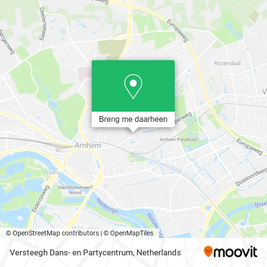 Versteegh Dans- en Partycentrum kaart