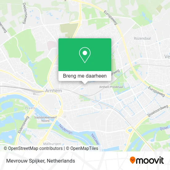 Mevrouw Spijker kaart