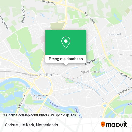 Christelijke Kerk kaart