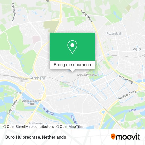 Buro Huibrechtse kaart