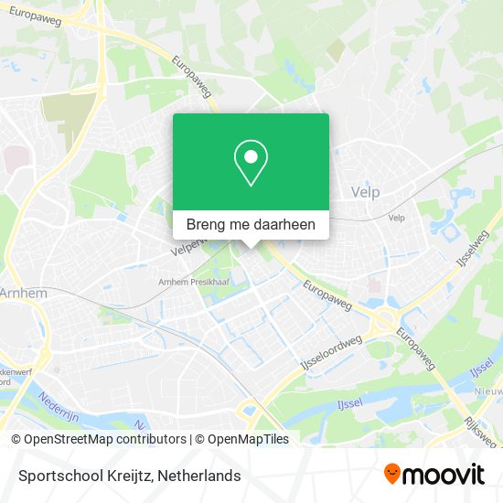 Sportschool Kreijtz kaart