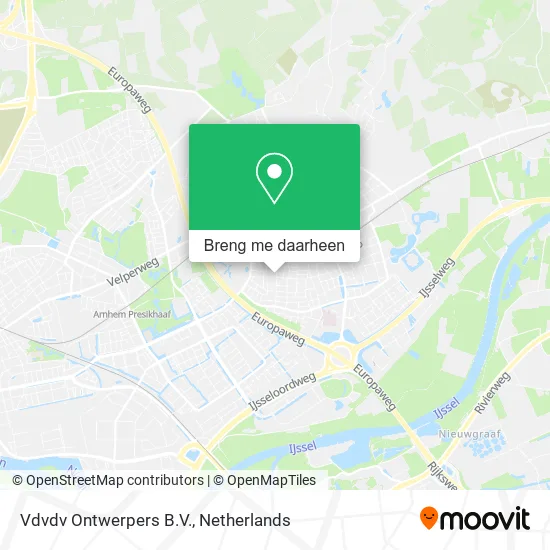 Vdvdv Ontwerpers B.V. kaart